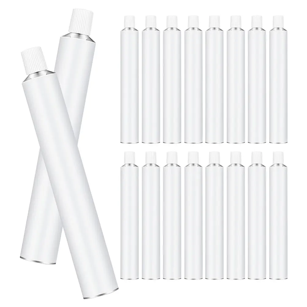 

1 set Empty Paint Tubes Aluminum Airbrush Bottles Lightweight Portable Storage Dispenser Paint Bottle Pot Empty Containers