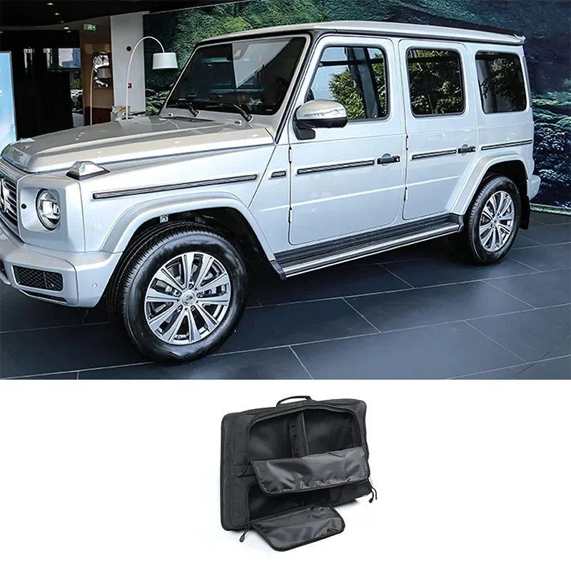 

For 2019-2023 Mercedes-Benz G-Class W464 Oxford Cloth Black Car Styling Car Trunk Side Window Bag Car Interior Accessories