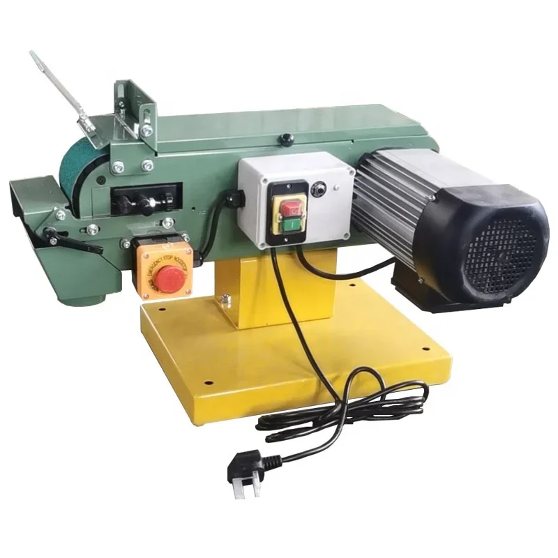 

BS100-140-1500 100x1500mm Double Speed High Speed Mini Metal Belt Grinder Small Bench Sanding Machine