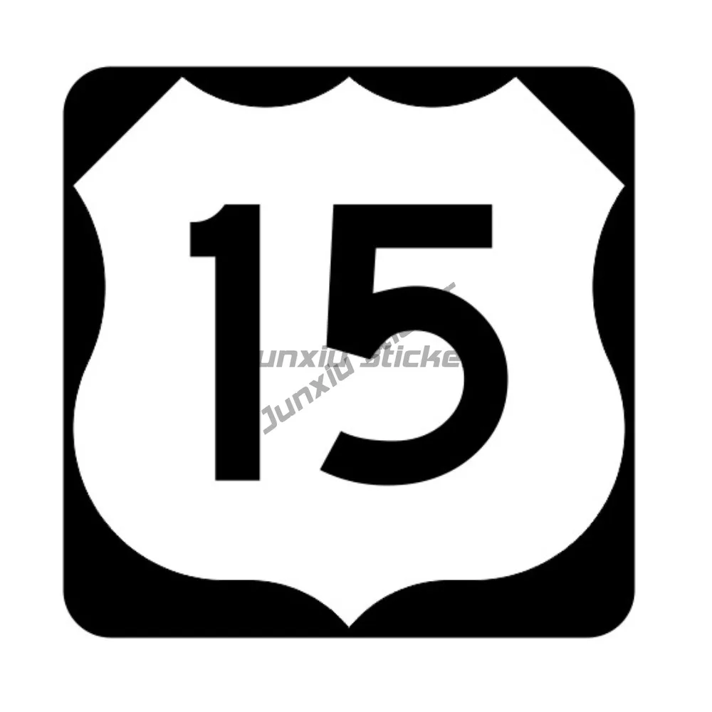 

US Route 15 Sticker Decal Sticker Anti Scratch Waterproofing Exterior Camper Sun Decals Stickers For Car Decoration