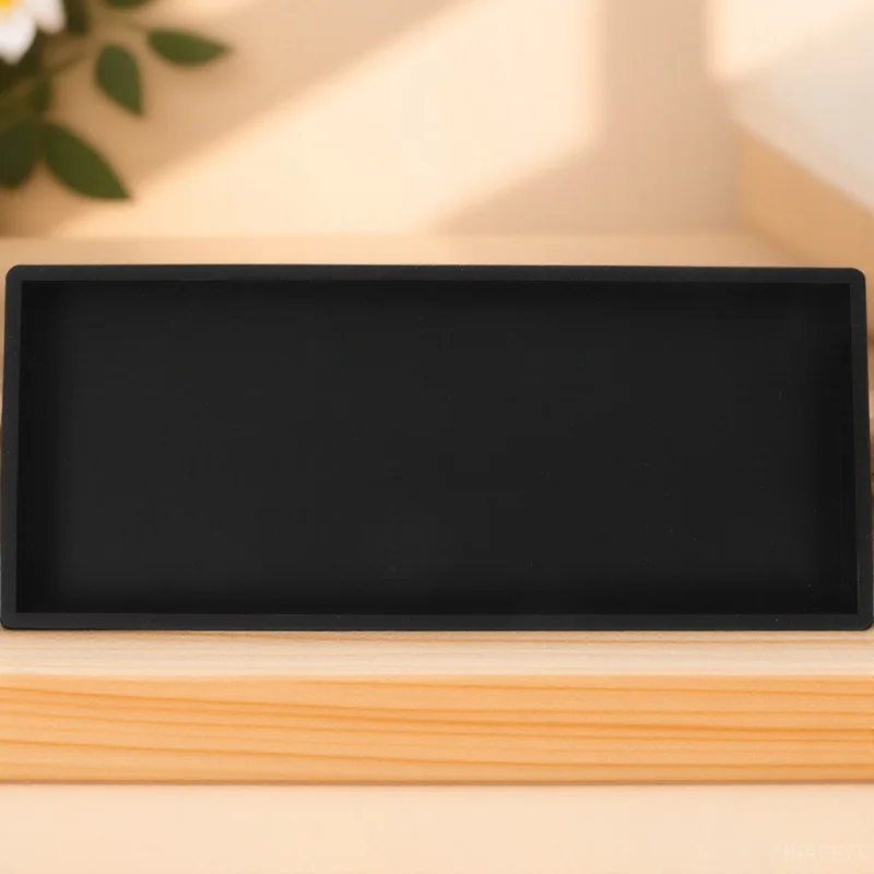 

Large Capacity Silicone Storage Tray For Bathroom Kitchen Vanity Countertop Organizing Sundries Decorative Tray