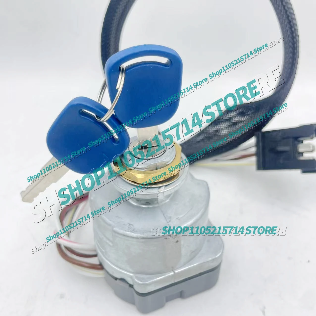 

87561528 Ignition Switch with Key for New Holland Tractor 5640 6640 7740 7840 8160 8240 Engine 81864288