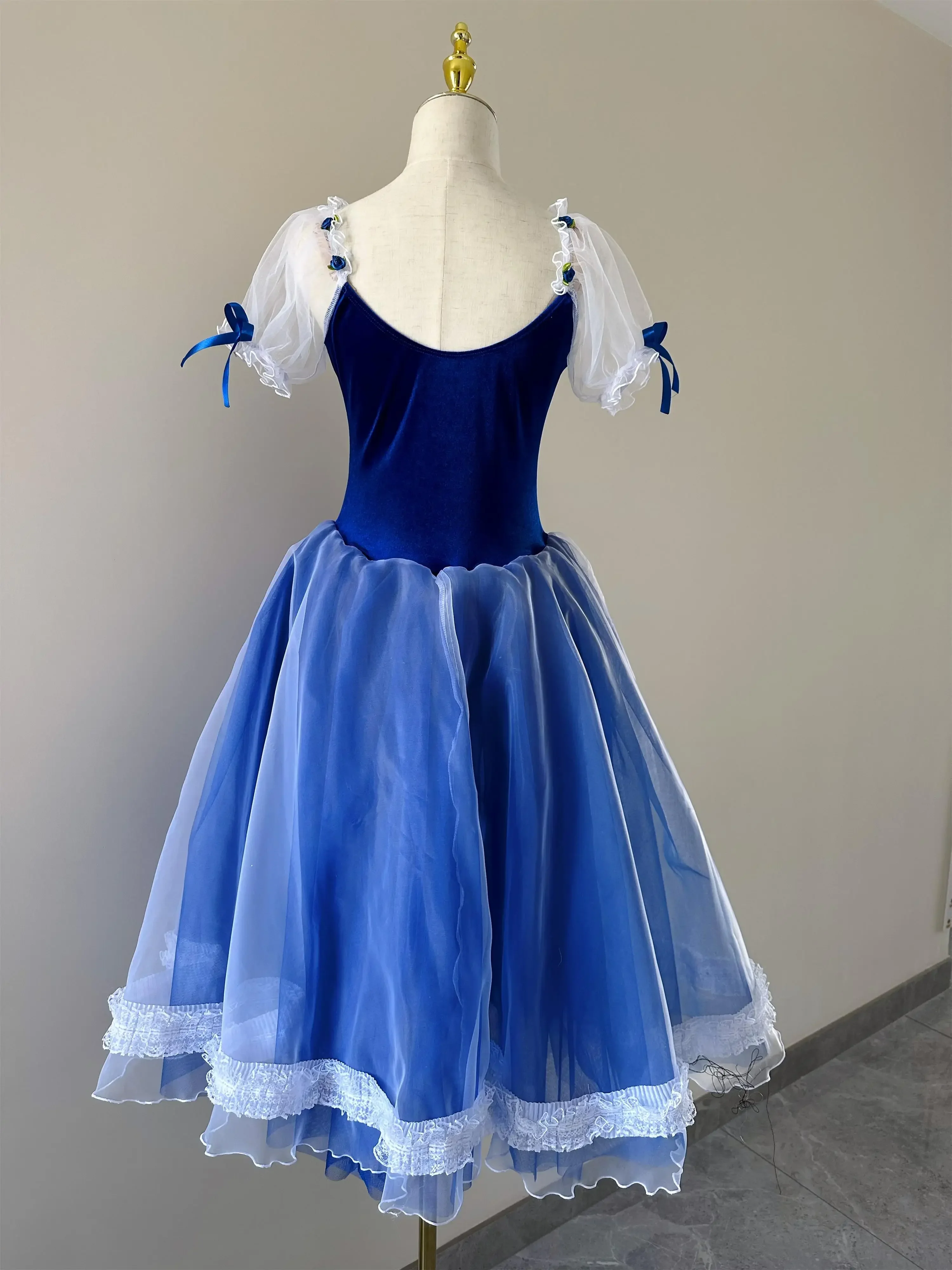 Giselle Professional Ballet Tutu Skirt Tulle Dancing Dress Romantic Ballet Costume Stage Dance Wear Girls Women Child Adult