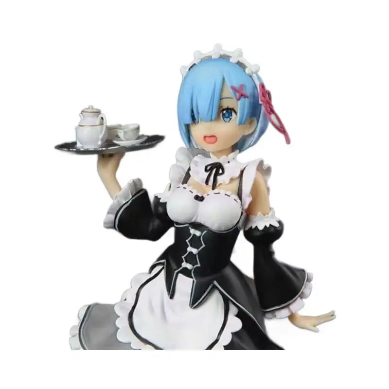 Anime PVC Figure - Re:Life in a Different World from Zero Series Rem & Ram Cute Girl Maid Decorative Collectible Toy for Fans view 6