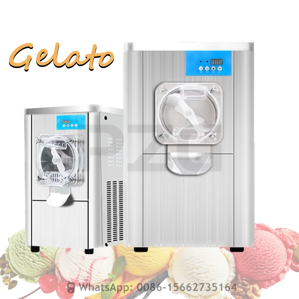 Table Top Italian Ice Cream Machine 12-16L/H Gelato Machine Hard Ice Cream Machine