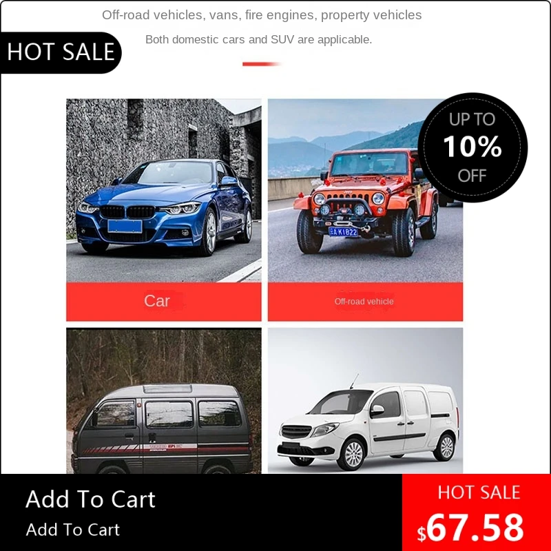 818003 Useful 3T Car Mobile Trailer Professional Positioning Hydraulic Jack Mobile Car Artifact Road Obstacle Clear