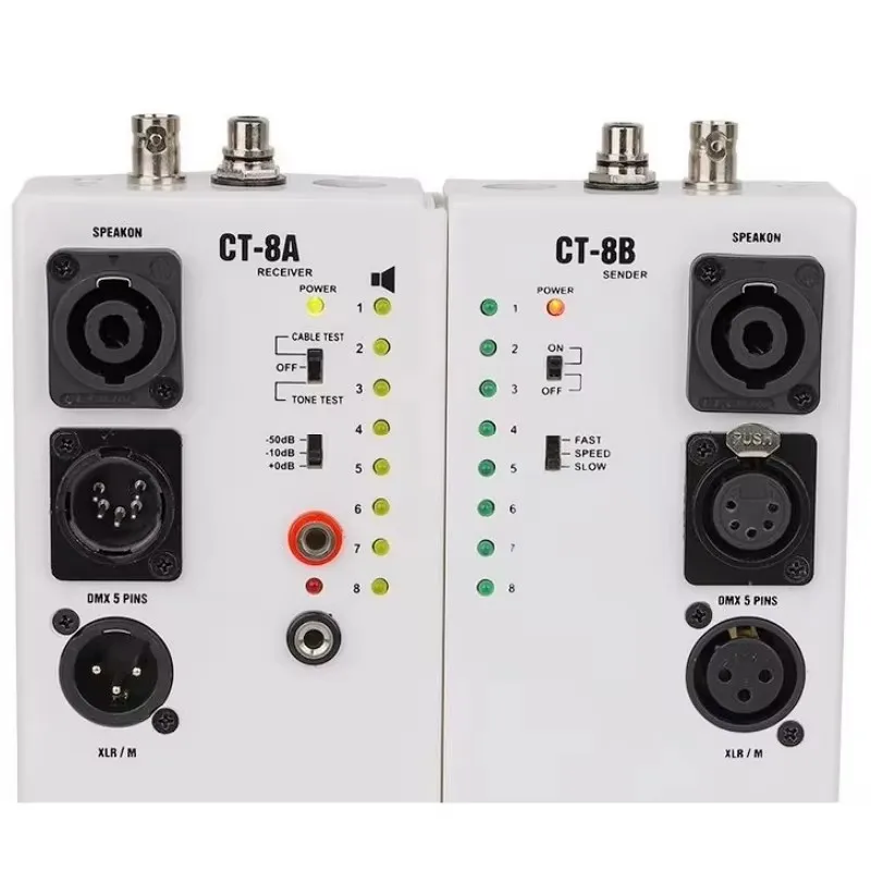 Alctron CT-8 Multi-Function Audio Cable Tester Supports Cable Tester Supports Continuity Testing, Ground Shield Detection