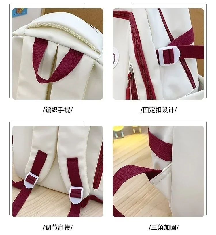 Breathable mesh, 31×44×19cm Black Red Blue Grey, Touhou Project, Student Kids Teens School Bags, Anime Backpacks Girls Boys