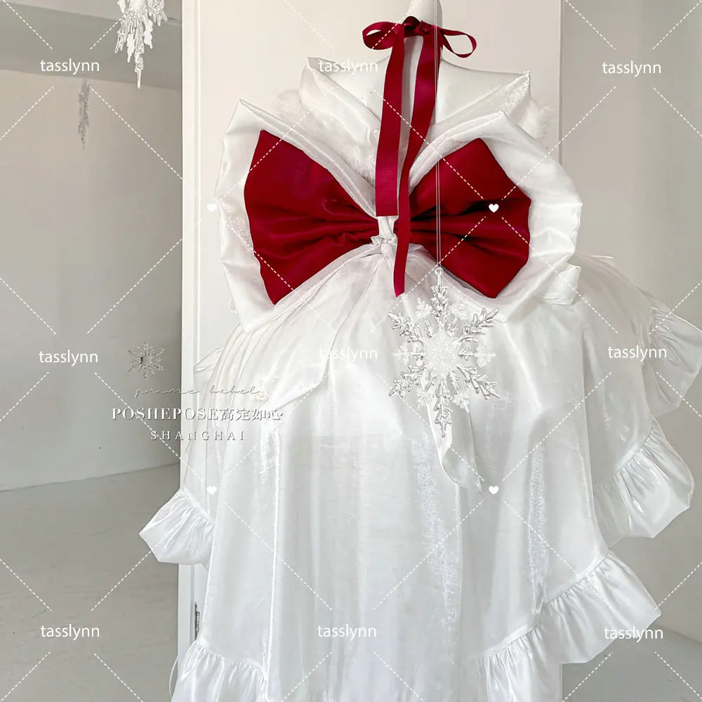 Lovely Maid Lolita Dress Kawaii Christmas Outfits Apron Maid Christmas Dress Santa Claus Cosplay Costume Red Christmas Costume