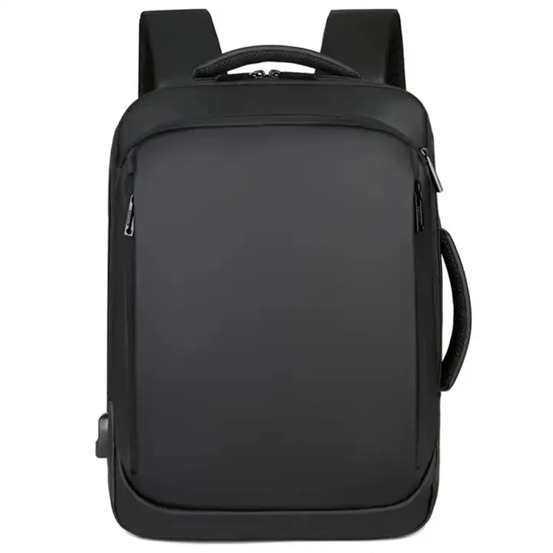 Impermeável Laptop Mochila com Carregador USB, Mochila Negócios, Outdoor Leisure Travel Bag, 15,6\