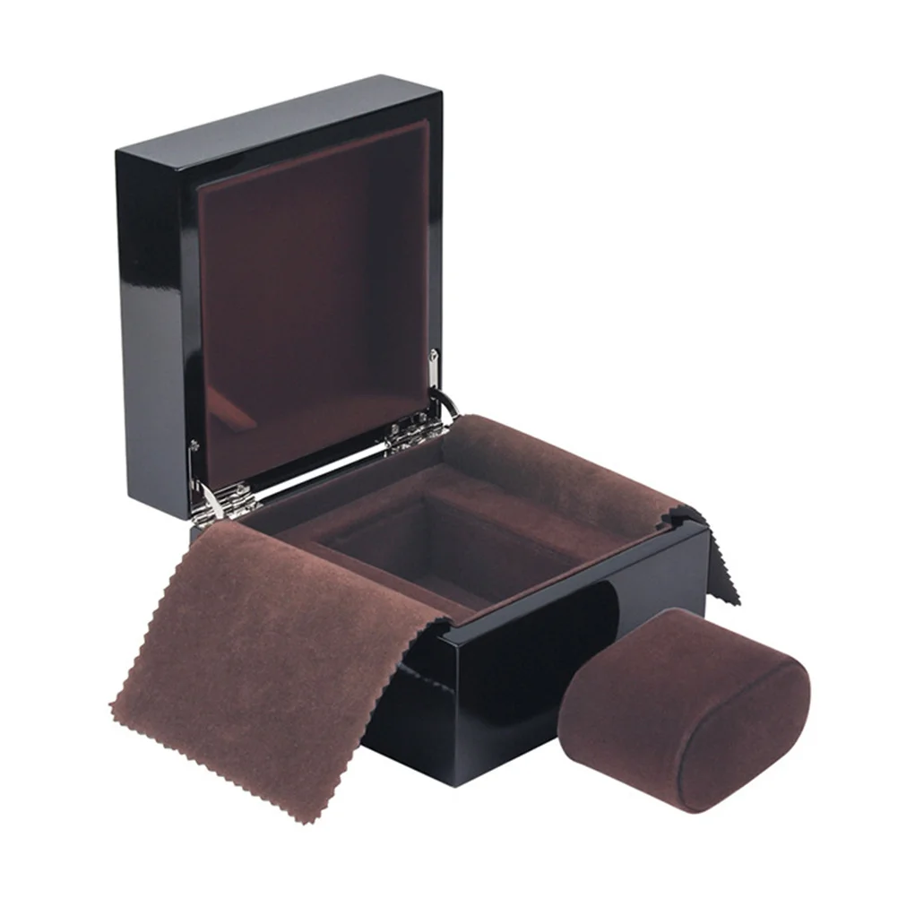 

Wooden Black Varnish Watch Box Luxury Storage Display Case Organizer for Watches Jewelry Practical Quality Watch Box