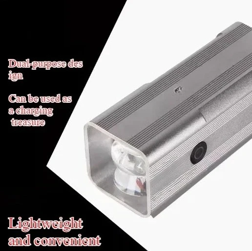 Wall Grinding Acceptance Artifact LED Flashlight USB Interface Portable Decoration Long Life Leveling Lamp