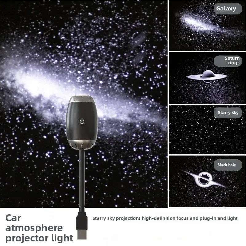 Car Galaxy Gypsy Ambient Decoration Star Top Projection Night Light Star  Galaxy Theme Auto Interior Lighting