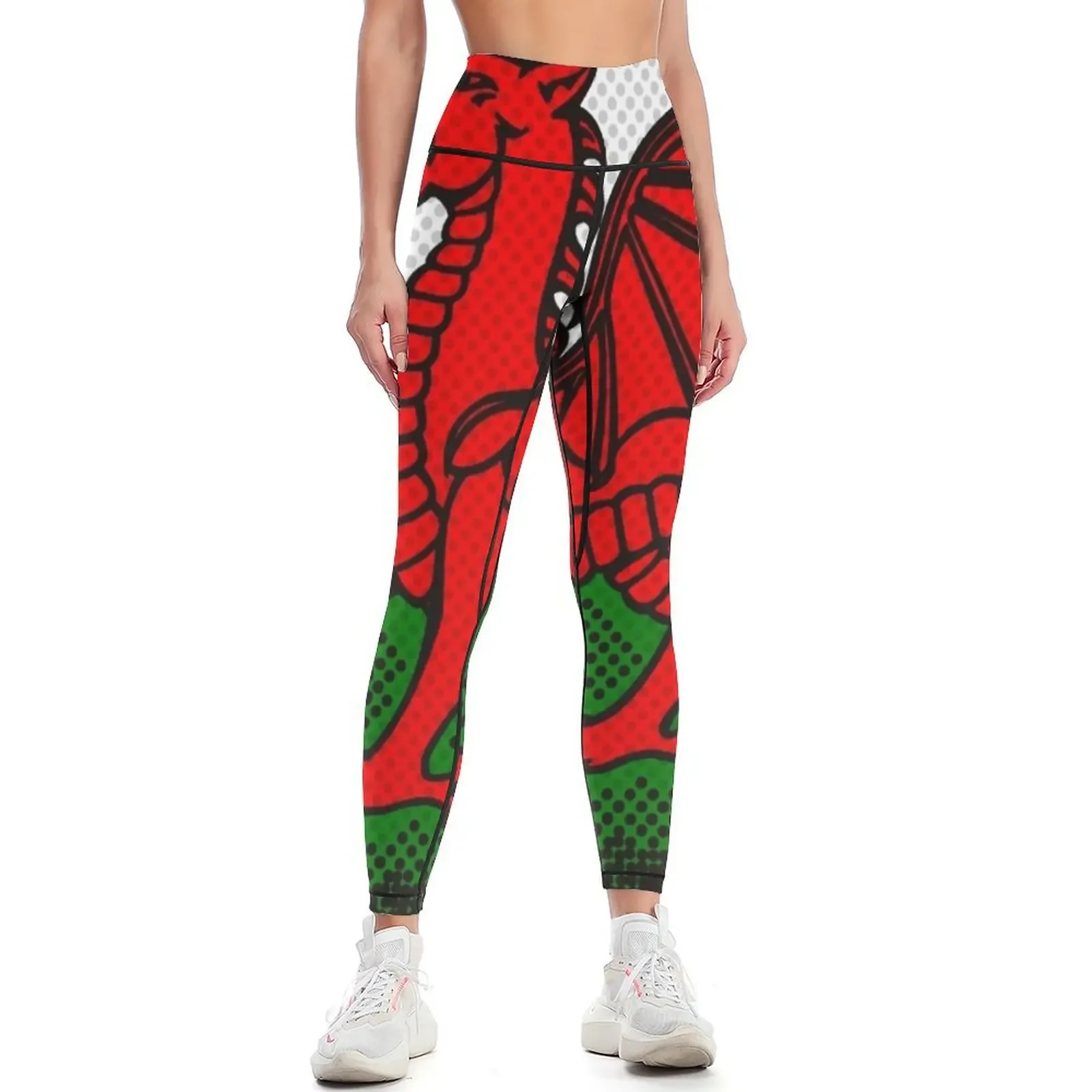 

Welsh Dragon Leggings Women's sports sports for Tight fitting woman sport legging Womens Leggings