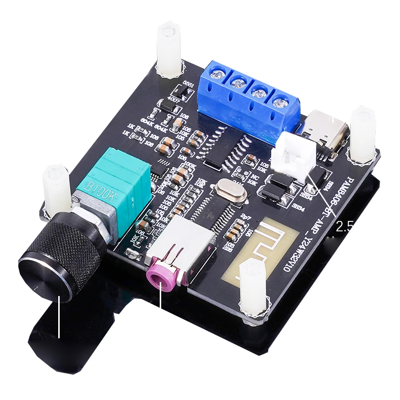 Bluetooth 5.0 5W PAM8406 Dual Channel class D digital Power amplifier board For audio speaker DC5V 5W*2