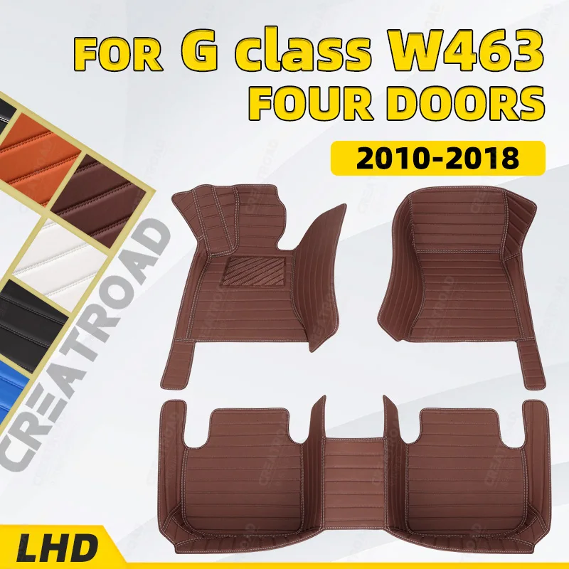 

Custom Car floor mats for BENZ G class W463（Four doors）2010 2011 2012 2013 2015 2016 2017 2018 foot Pads interior accessories