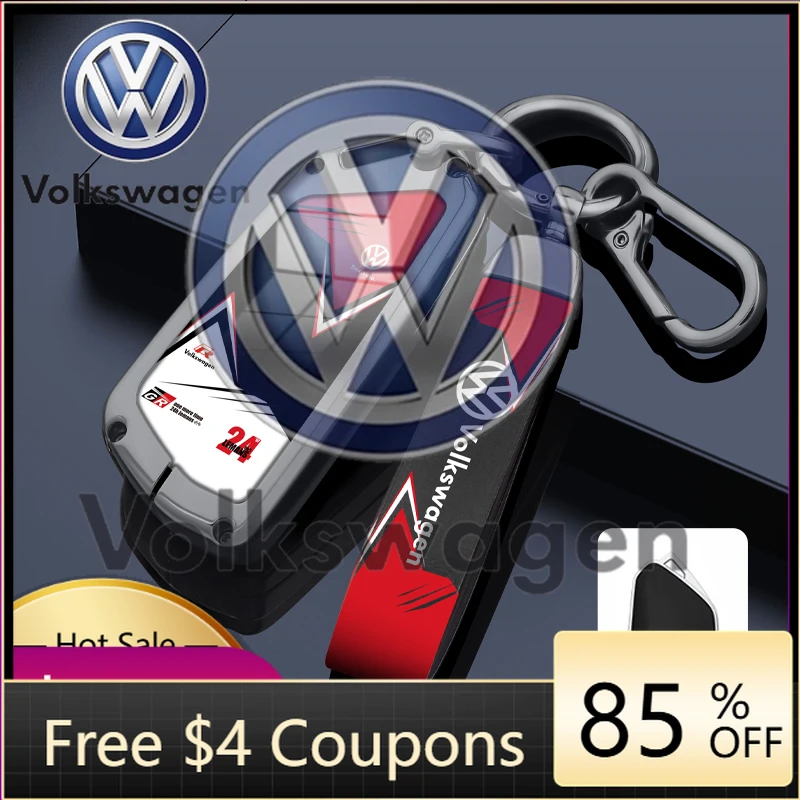 

Car Sticker 2026 Hot Styling Mouldings For VOLKSWAGEN VW Zinc Alloy Car Leather Key Case Cover Shell For Volkswagen VW Golf 8 MK