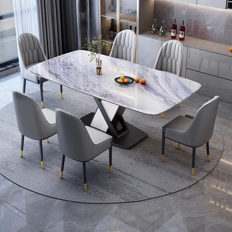 

Party Italian Dining Tables Square Design Event Restaurant Kitchen Dining Tables Marble Salon Mesas De Comedor Furniture Home