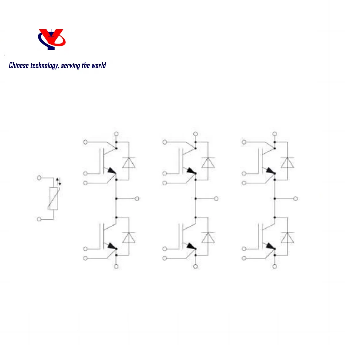 GD450HFX170C6S Original Starpower Power Module 1700V Breakdown Voltage New Electronic Components Discrete Semiconductor Modules