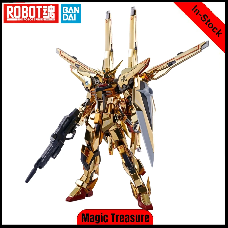 

Original BANDAI METAL ROBOT SPIRITS MOBILE SUIT GUNDAM SEED FREEDOM ORB-01 AKATSUKI Shiranui Equipment Model Toys