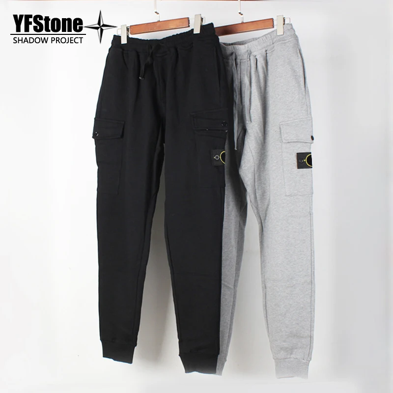 

YFSTONE модные повседневные свободные брюки с манжетами Stone Bae, спортивные штаны, хлопковые удобные брюки для отдыха