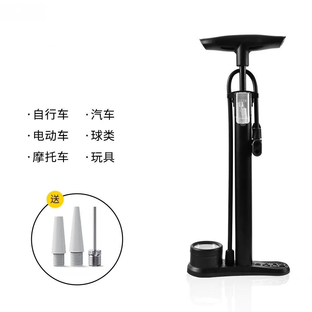 1PCS Bicycle Inflator Electric Vehicle Multi Functional Universal High Pressure Inflator Portable Inflator