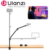 Ulanzi LS08 Flexible Overhead Camera Mount Desk Webcam Stand Microphone Boom Arm Tabletop Photography Videography Clamp Mount