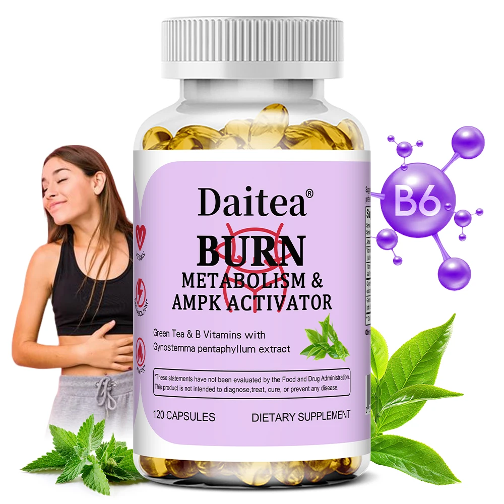 

Green Tea Extract Softgels, High Absorption, Energy Metabolism Antioxidant Immune Skin Heart Support - for Men & Women