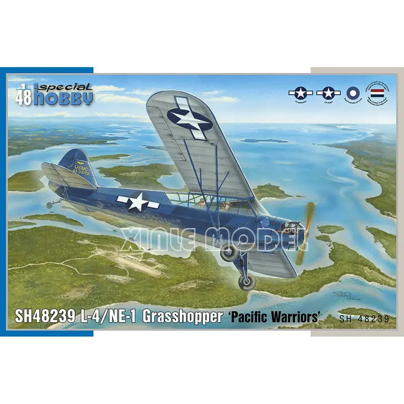 

Special Hobby Plastic Assembled Aircraft Model Kit SH48239 L-4/NE-1 Grasshopper 1/48