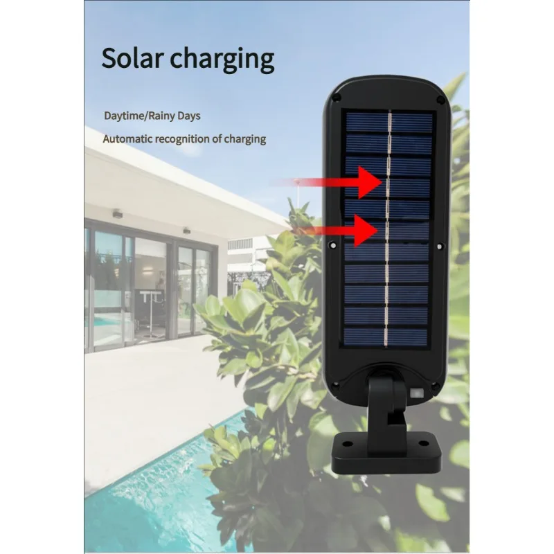 Solar Outdoor Lights Waterproof LED Garden Decoration Wall Lamp with Bright Lighting Remote Control Motion Sensor Street Light