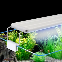 LED Aquarium Light Clip-on Fish Tank light 18/28/38/48cm Aquatic Plants Grow Light Home Aquatic Decor Lamp 220V EU Plug