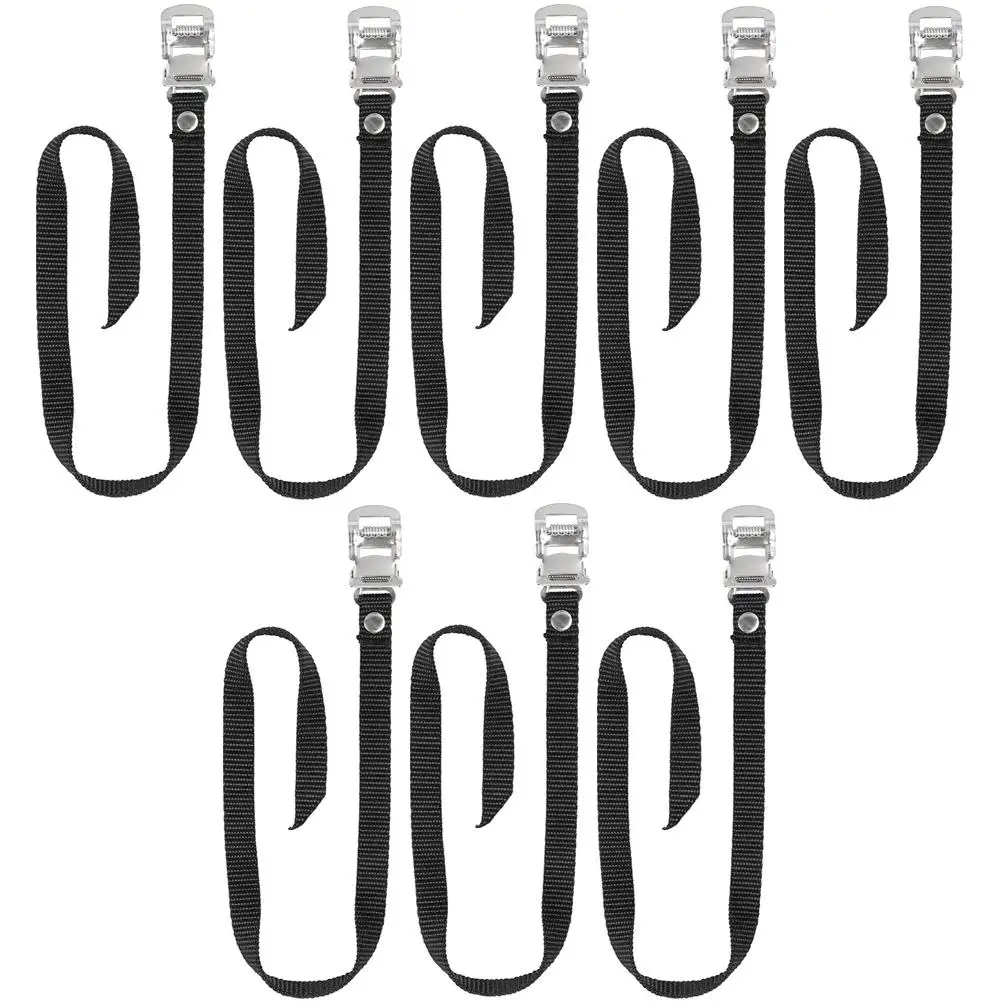 

8 Pcs Bike Pedal Straps Universal Footrest Bands for Gym Cycle Exercise Stationary Cycling Fitness Workout Adjustable Length