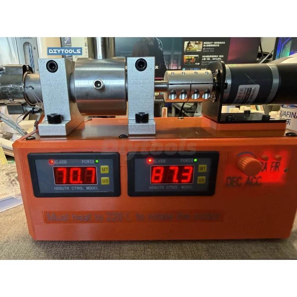 1.75/2.3mm PLA PETG 3D Printing Filament Desktop Mini Single Screw Filament Extruder Waste Plastic Recycling Machine For Making