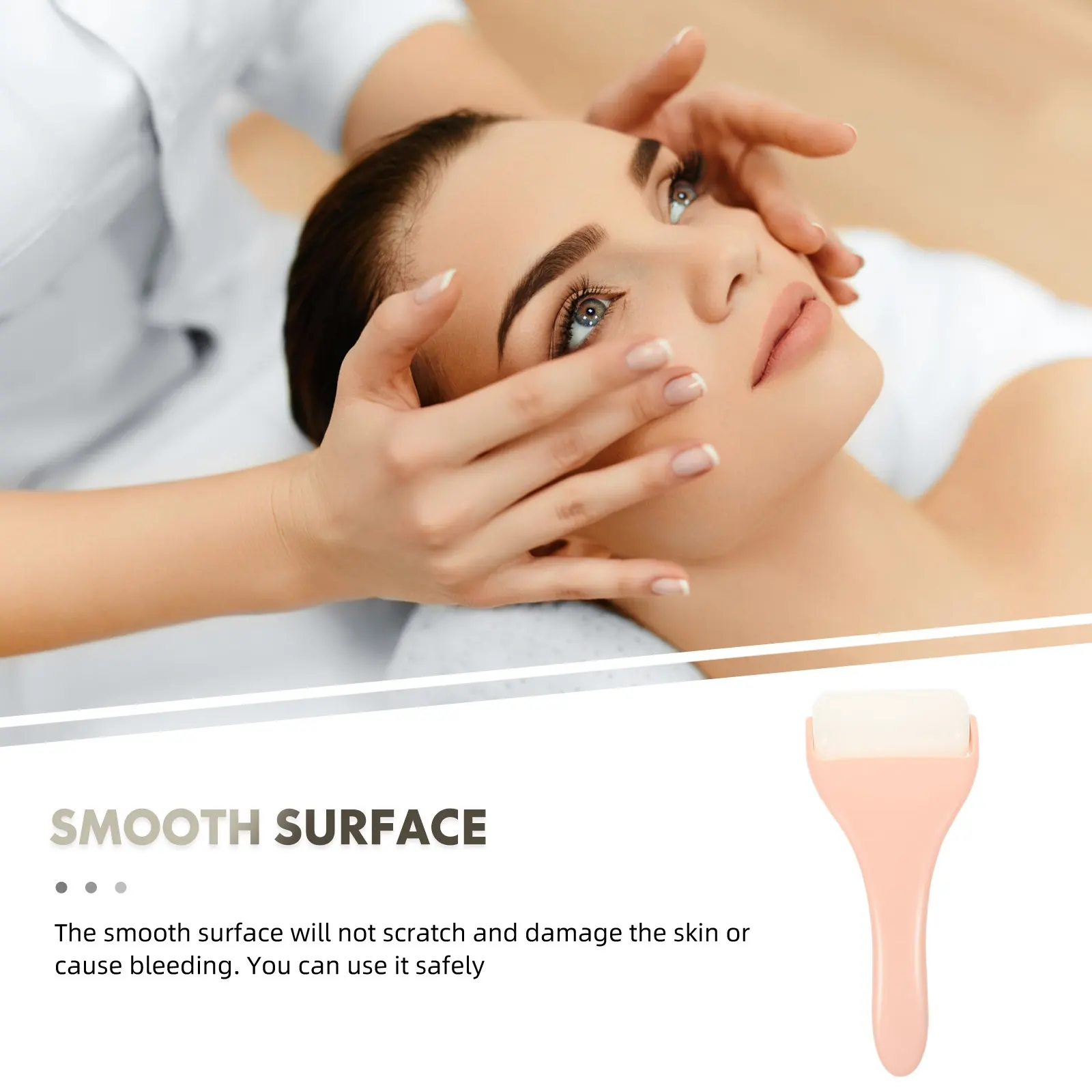 

Массажный инструмент для красоты с эргономичным дизайном, ролик для ухода за кожей лица, уменьшающий отечность глаз, портативный ледяной ролик для лица для дома и путешествий