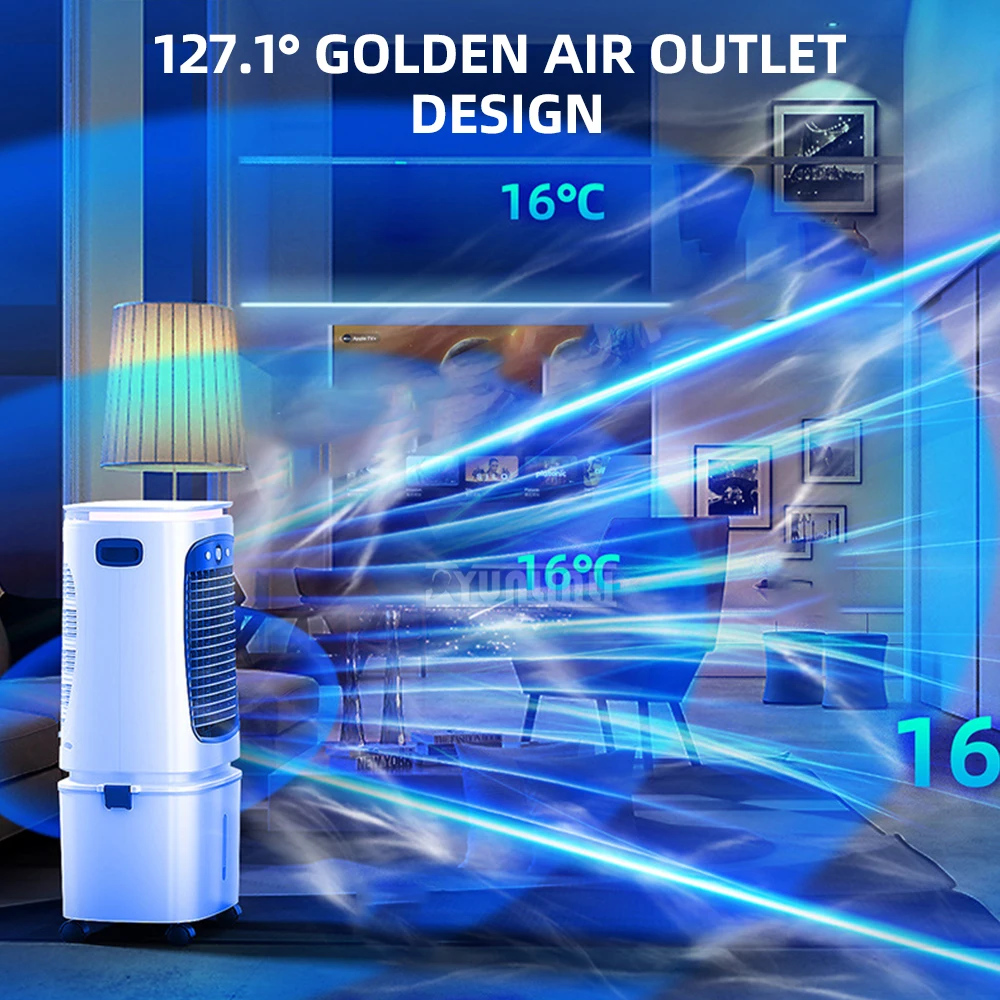 Air Conditioning Fan Small Bedroom Cooling Fan Household Refrigerator Indoor Silent Cooling Fan