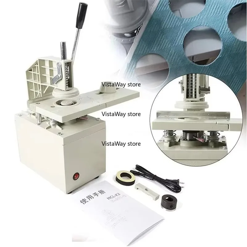 Electric 48mm/53mm Wholesale Curtain Tape Eyelet Hole Manual Eyelet Curtain Punch Machine