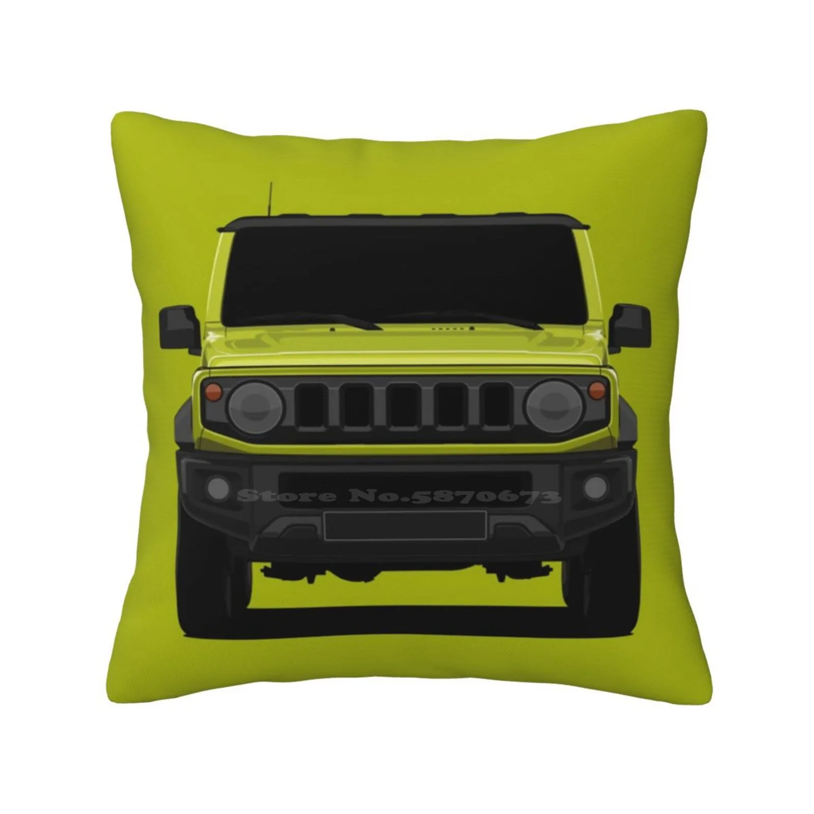 Jimny Home Sofa Car Waist Throw Pillowcase 4Wd Jimny Off Road Automotive Japan Jimny 2019 Jimny 2018 4X4 Suv Cute Car