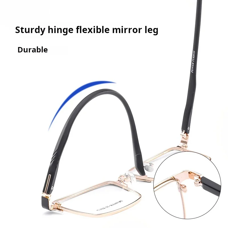 نظارات طبية بصرية للرجال من OLLYMURS لقصر النظر وحجب الضوء الأزرق نظارات قراءة تقدمية مضادة للانعكاس