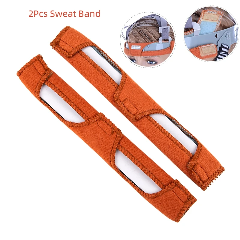 

2pcs/bag Helmet Hard Hat Comforter Pads Welding Sweat Band Air Cushion Sweatband For Summer Headband 245 * 40mm