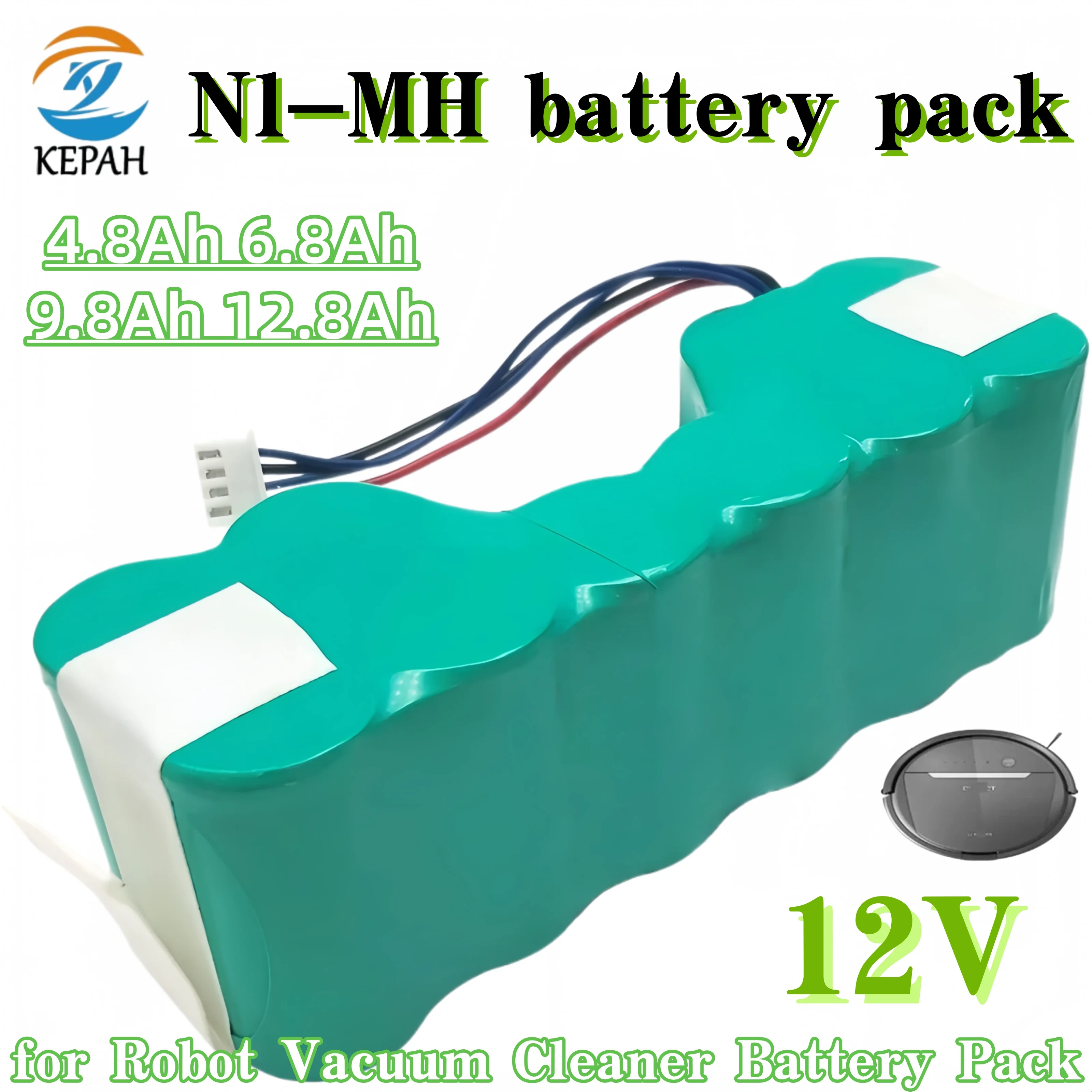 New Robot Vacuum Cleaner with 12V NI-CD Battery Replacement DE33 DD35 DE55 DE5G DM88 DG710 DG716 Deebot OZMO 610 901 902