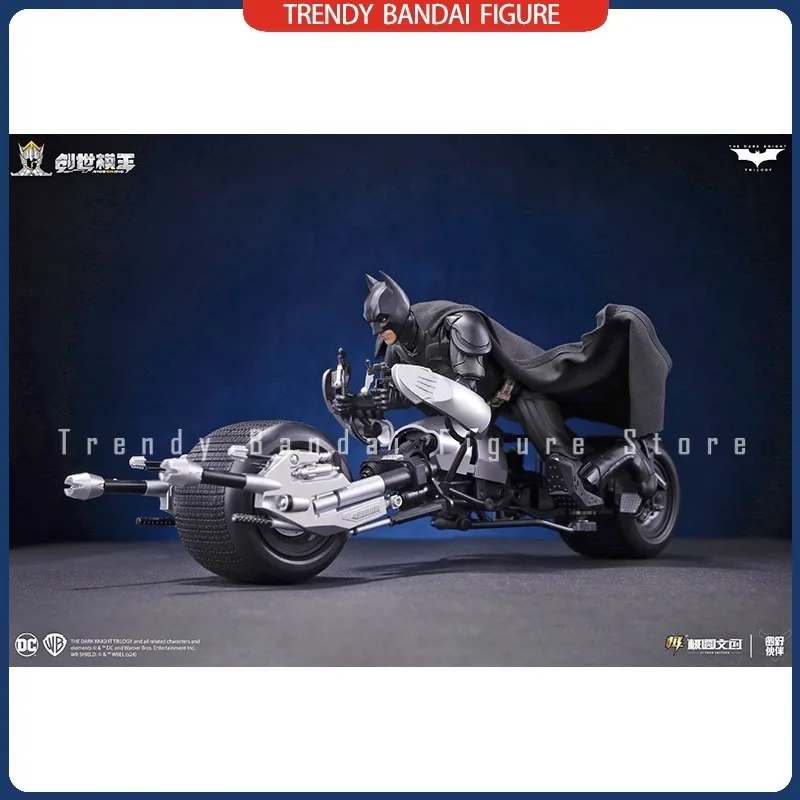 MODOKING 1/12 Batman & Motorcycle Vehicle Limited Edition Set THE DARK KNIGHT TRILOGY Action Figure Toy Model Gift Assembly Kit