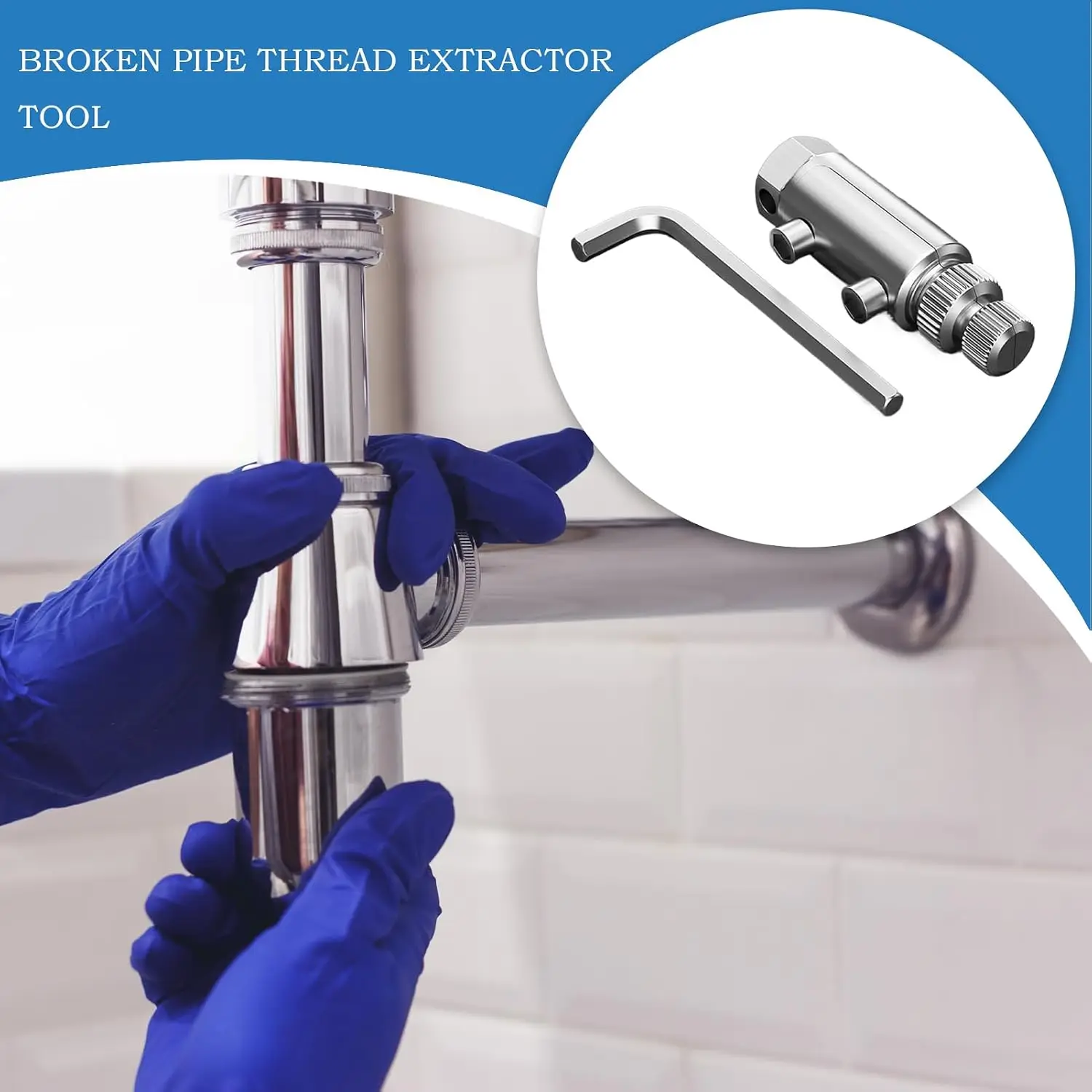 Pipe Valve Thread Extractor Tool Damaged Pipe Valve Thread Remover Plumbing Accessories Broken Faucet Screw Extraction
