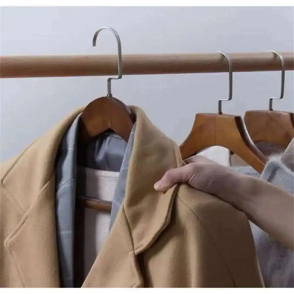 Hotel Clothing Hanger Solid Wood Large Hanger Household Cedar Hanger Suit Jacket Storage Hook Storage Bag Hanger