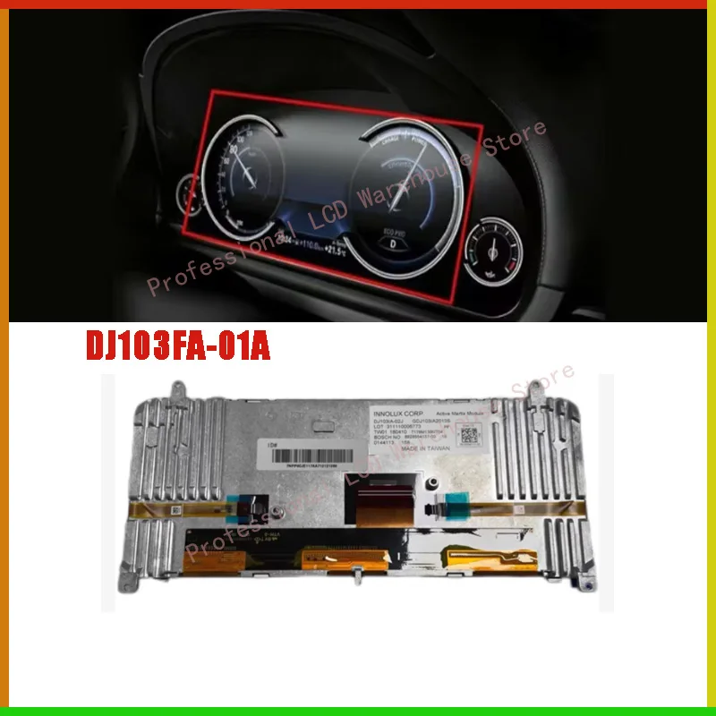 

Оригинальный 10,3-дюймовый ЖК-дисплей DJ103FA-01A DJ103FA 01A для приборной панели Bosch F01 F02 F07 F10 F11, замена экрана
