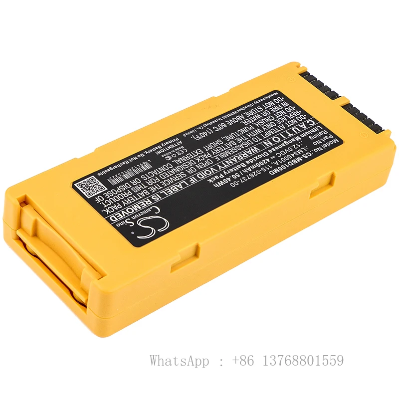 Replacement Battery For Mindray BeneHeart D1, 022-000124-00, 115-026737-00, LM345001A 12V/mA