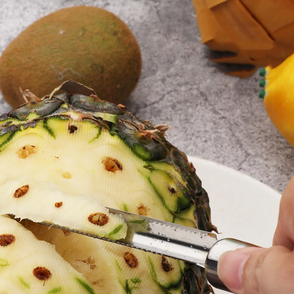 

3Pcs Stainless Steel Lemon Zester Kitchen Grater Fruit Peeler Pineapple Grater Practical Gadget Lemon Zester