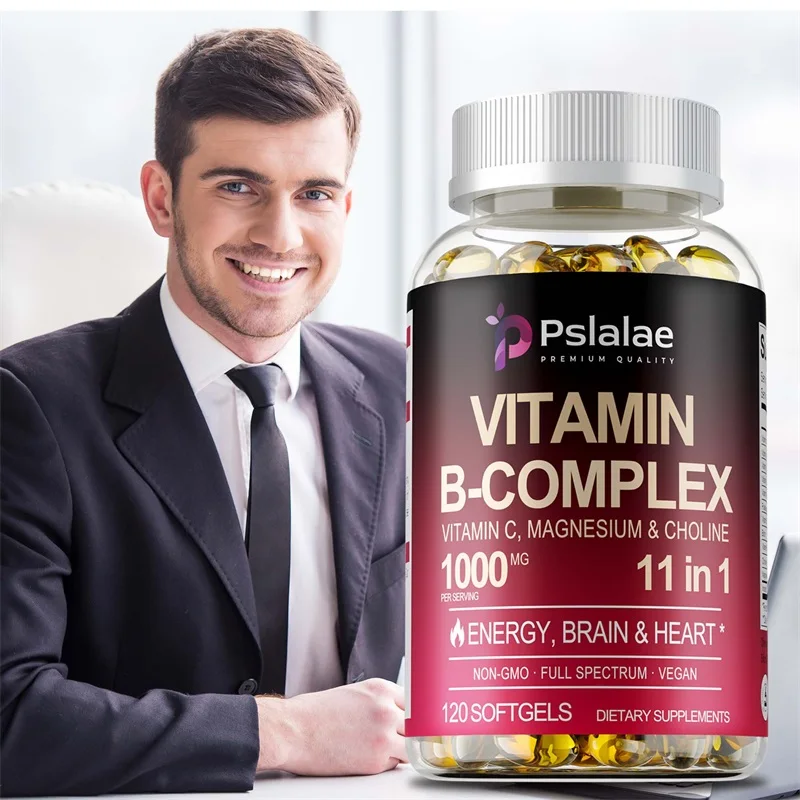 Organic Vitamin B Complex - Promotes Metabolism, Supports Nervous System Health, Enhances Immunity and Cellular Energy