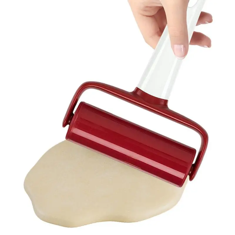 Kitchen Baking Roller Kitchen Fondant Noodles Dough Rollers With Handles Pizza Dough Pie Cookie Rolling Pin For Women Men Bakers