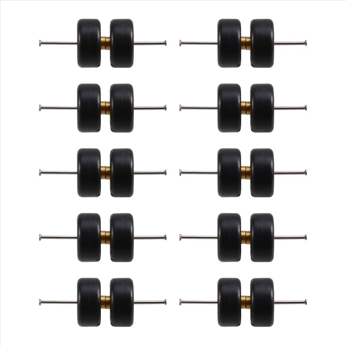 Compatible 5Pair 1/64 Wheels and Tires 11mm Rubber Tyres Rims CE28 BBS LMR FUCHS Parts for 1:64 HW Diecast Car Models