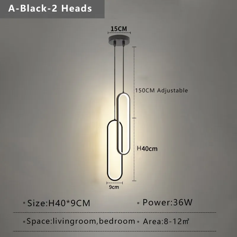 Moderne minimalist ische LED Pendel leuchte Kronleuchter für Schlafzimmer Restaurant Wohnzimmer Gold schwarz Hängelampen Dekoration LED Glanz